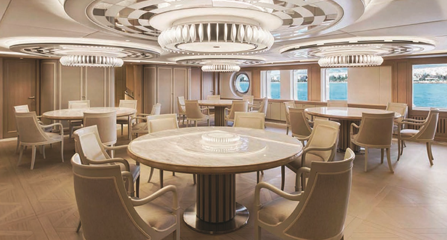 COLOMBO YACHT INTERIOR DINING