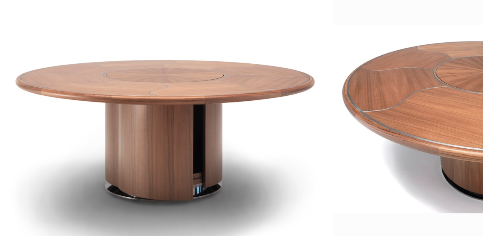 COLOMBO YACHT TABLE WOOD ROUND